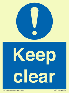 keep clear